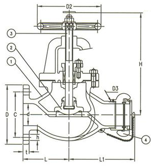 Marine Bronze Hose Globe Valve K Nakajima System Jis F O S K Vana